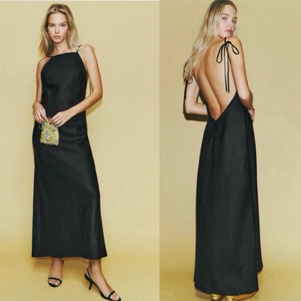 Reformation Linen Selia Dress - Picture 3 of 9